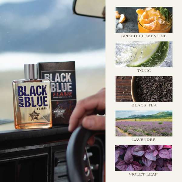 Black and Blue Flame Cologne PBR Flame Cologne Tru Western