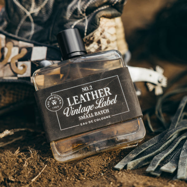 No. 2 Leather Vintage Label Small Batch Cologne