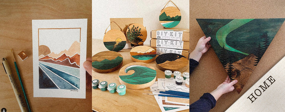 Nature+Hand+Paint=Art