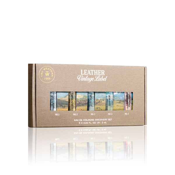 Leather Vintage Label Discovery Holiday Set
