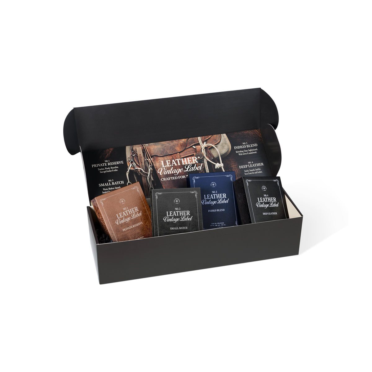 Leather Vintage Label Gift Set