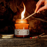 Yellowstone Campfire Suede Candle