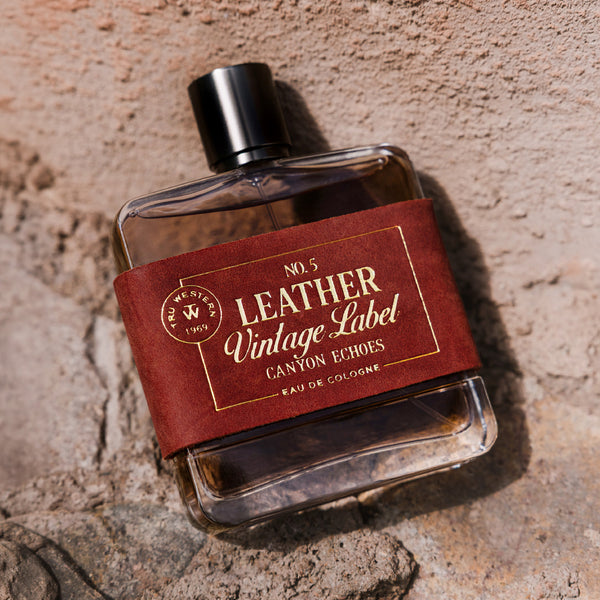 No. 5 Leather Vintage Label Canyon Echoes 2ml Sample