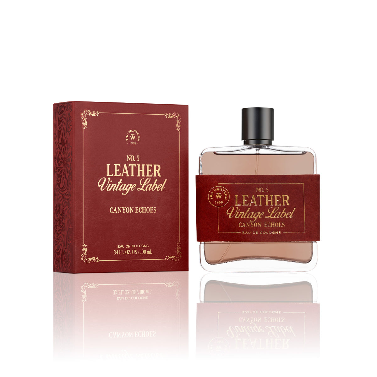 No. 5 Leather Vintage Label Canyon Echoes