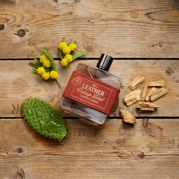 No. 5 Leather Vintage Label Canyon Echoes 2ml Sample