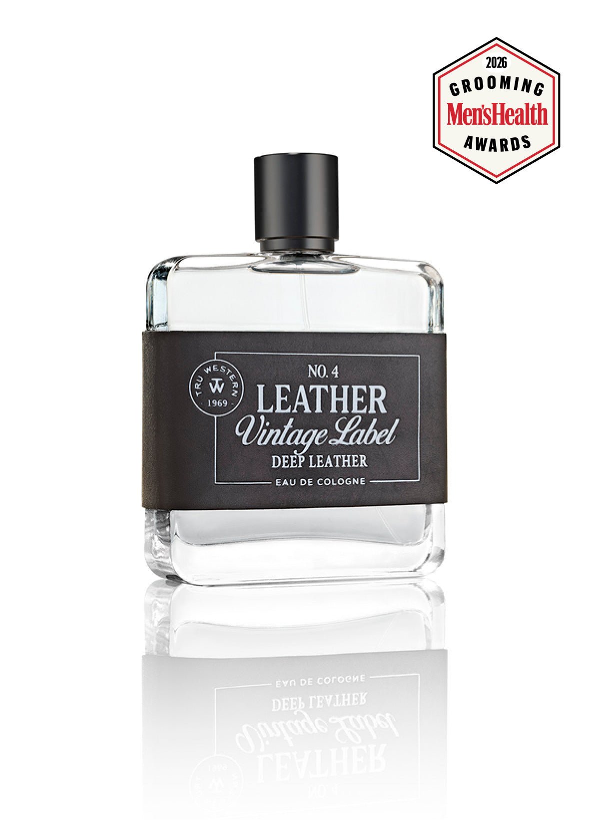 No. 4 Leather Vintage Label Deep Leather Cologne