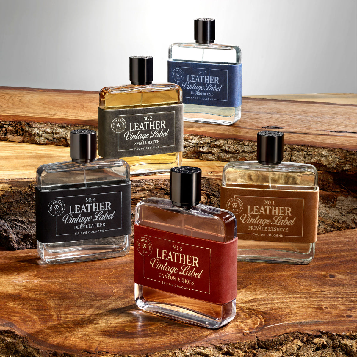 Leather Vintage Label Ultimate Gift Set
