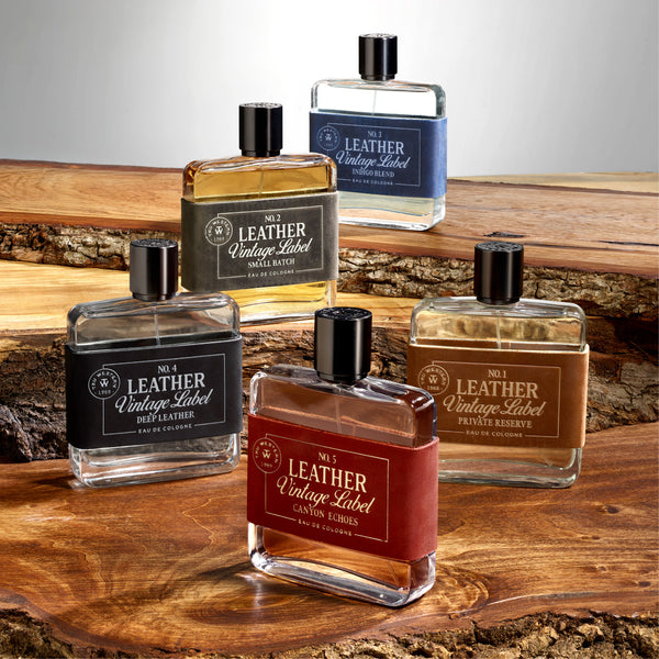 Leather Vintage Label Ultimate Gift Set