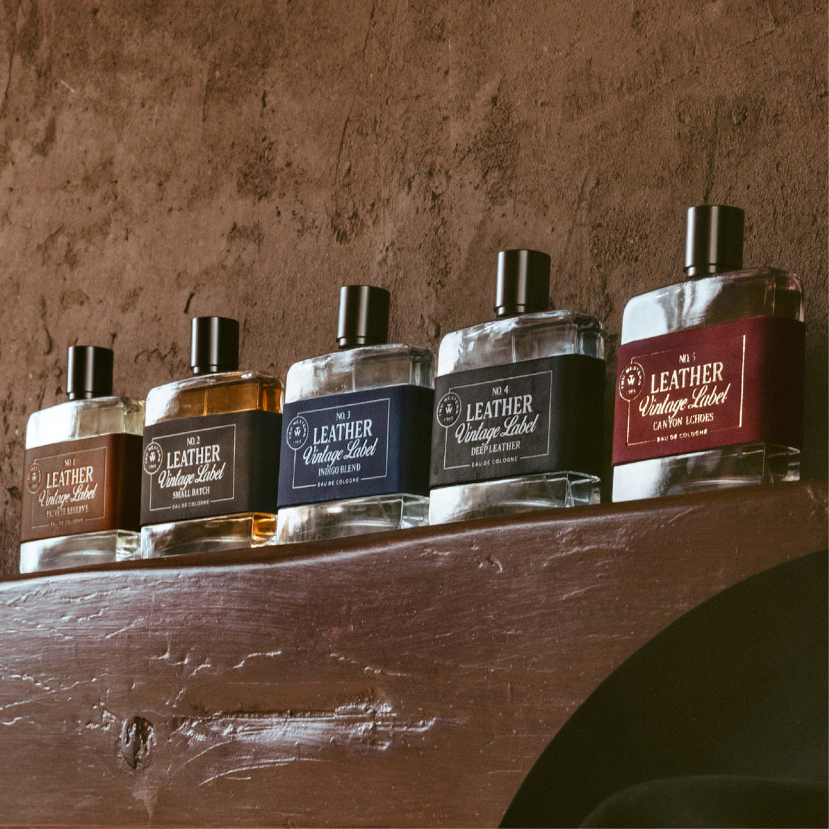 Leather Vintage Label Ultimate Gift Set