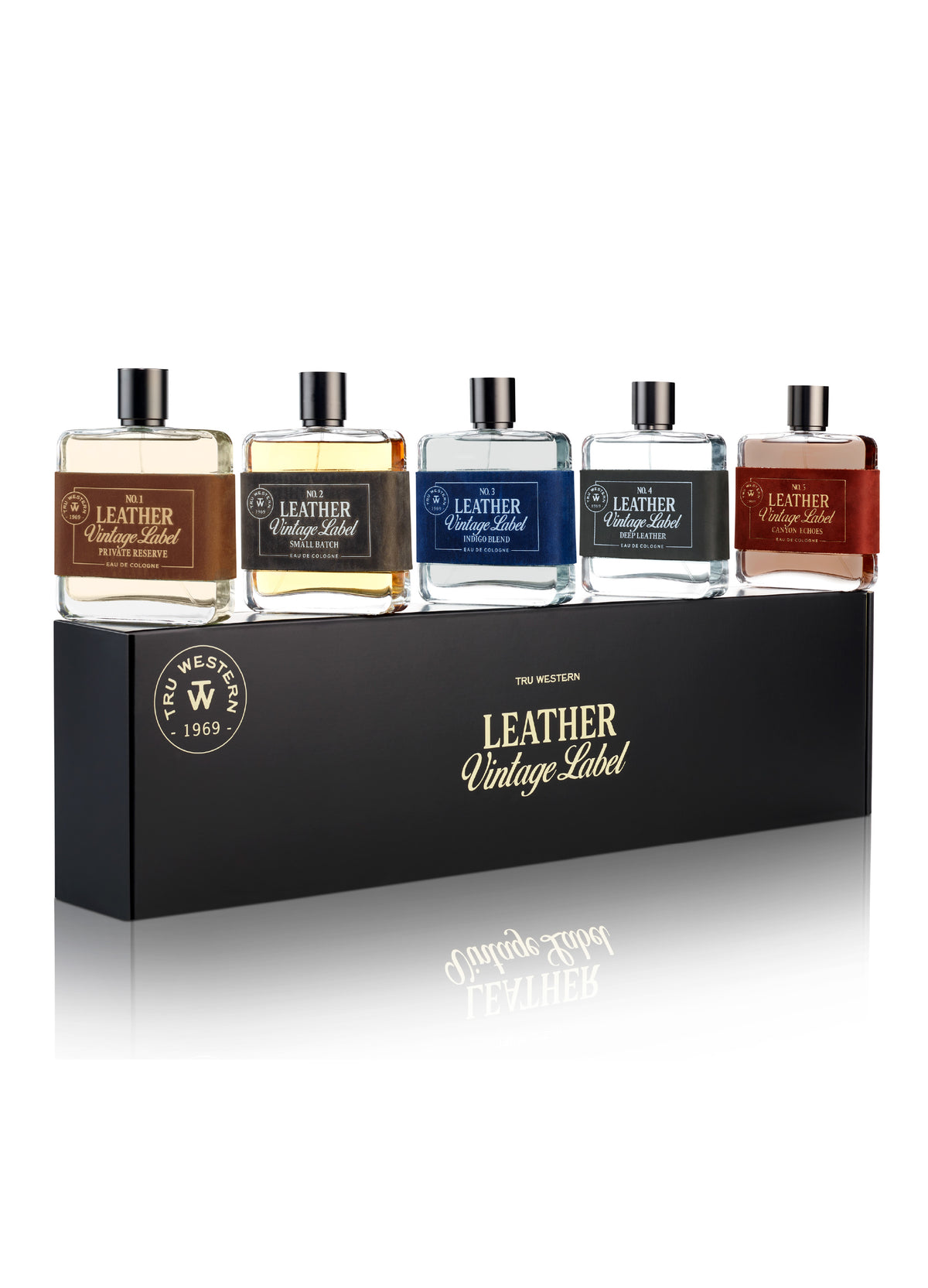 Leather Vintage Label Ultimate Gift Set