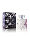 Lace Noir Perfume bottle and packaging with decorative design on a white background