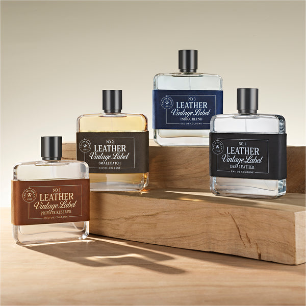 Leather Vintage Label Gift Set