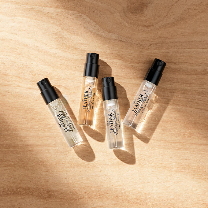 No. 4 Leather Vintage Label Deep Leather Cologne 2mL Sample