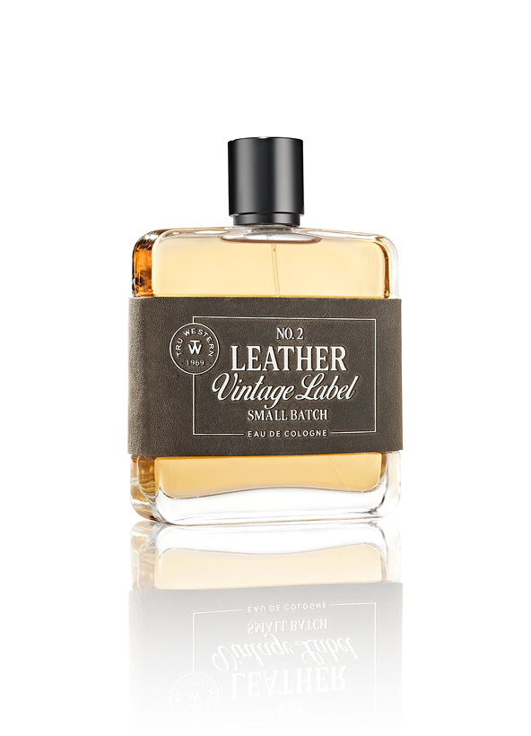 No. 2 Leather Vintage Label Small Batch Cologne