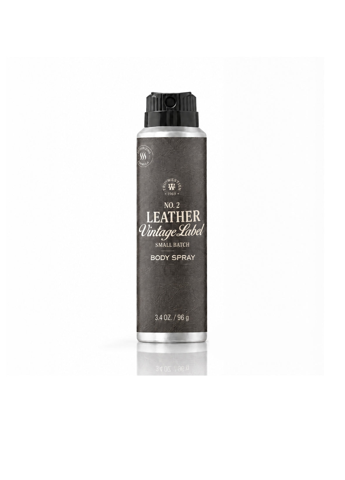 No. 2 Leather Vintage Label Small Batch Body Spray