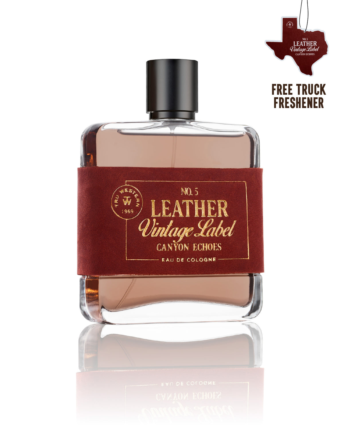 No. 5 Leather Vintage Label Canyon Echoes