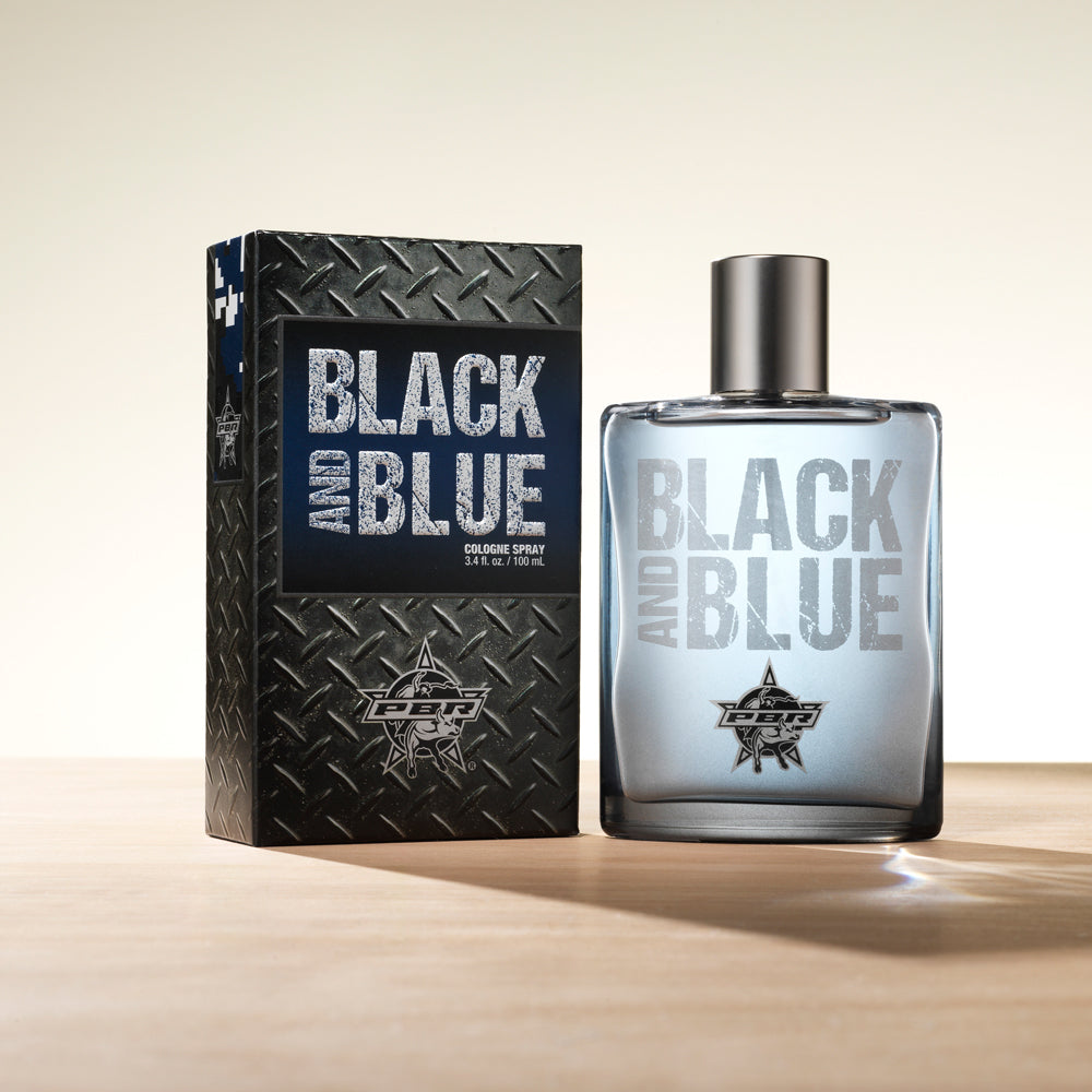 Perfume black and blue bottle Clearance