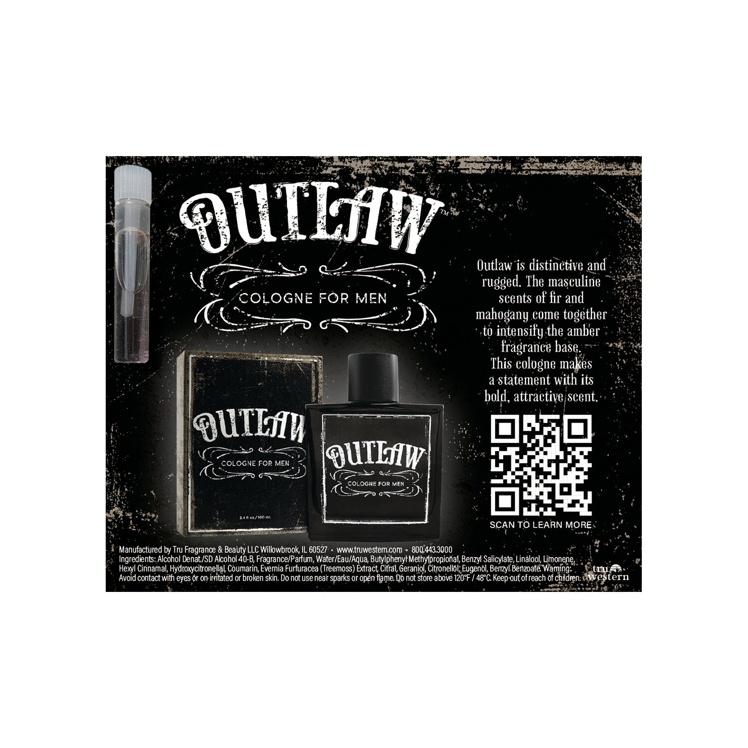 Outlaw Cologne Sample Size